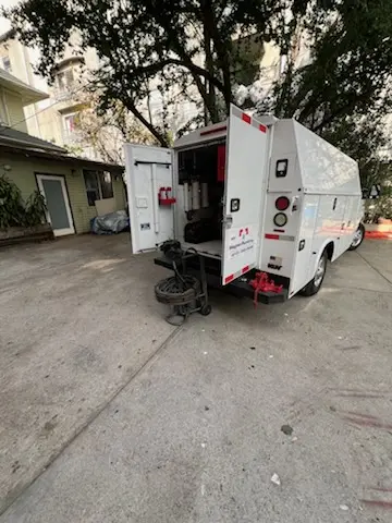Magnet Plumbing service vehicle on-site for Faucet Repair in Deland